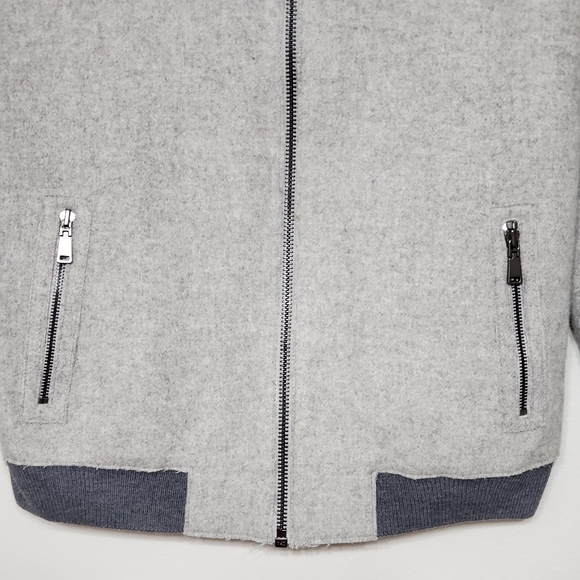 Elie Tahari Pharrell Bomber Jacket Full Zip - Picture 3 of 6